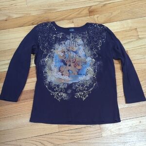 Tour de Paris 3/4 Length Sleeve Shirt - Purple